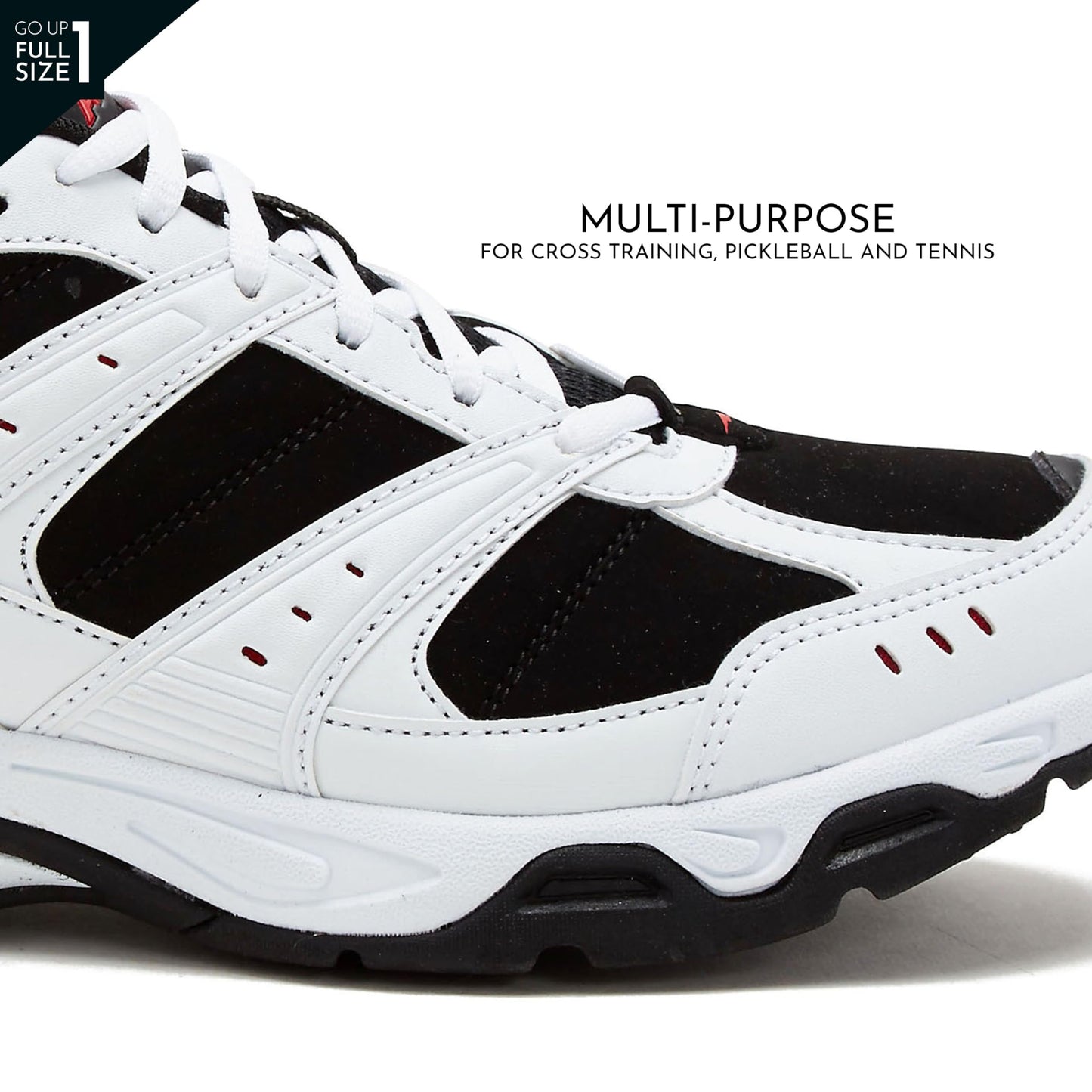 Avia Avi-Verge Mens Sneakers - Cross Trainer Mens Tennis Shoes, Pickleball or Walking Shoes for Men, Medium or Extra Wide Width Court Shoes Size 7 to 16